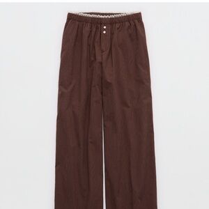 Aerie Poplin Trouser PJ